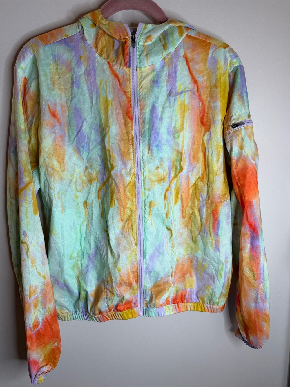 Nike Pastel Multi-Color Running Jacket